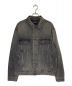 BALENCIAGA (バレンシアガ) LOGO DENIM JACKET グレー サイズ:SIZE 44：64800円