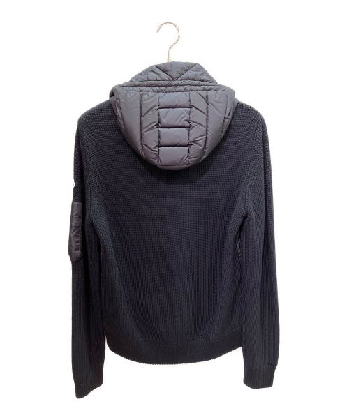 MONCLER（モンクレール）MONCLER (モンクレール) ダウンニットカーディガン ネイビー サイズ:Lの古着・服飾アイテム