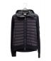 MONCLER（モンクレール）の古着「ダウンニットカーディガン」｜ネイビー