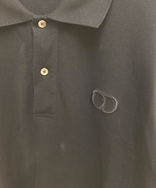 Dior（ディオール）Dior (ディオール) 20SS CDアイコンポロシャツ ブラック サイズ:XLの古着・服飾アイテム