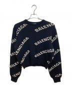 BALENCIAGAバレンシアガ）の古着「ロゴニット」｜ブラック