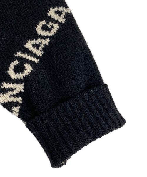 BALENCIAGA（バレンシアガ）BALENCIAGA (バレンシアガ) ロゴニット ブラック サイズ:36の古着・服飾アイテム