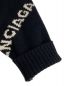 中古・古着 BALENCIAGA (バレンシアガ) ロゴニット ブラック サイズ:36：52800円