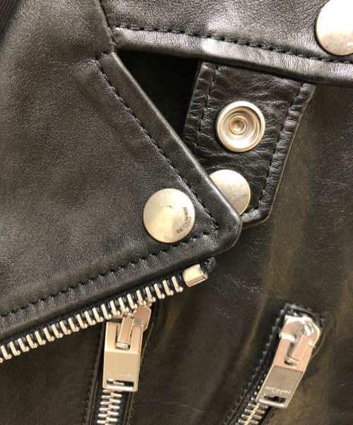 Saint Laurent Paris（サンローランパリ）Saint Laurent Paris (サンローランパリ) L17/ライダースジャケット ブラック サイズ:42の古着・服飾アイテム