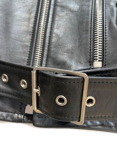 Saint Laurent Paris（サンローランパリ）Saint Laurent Paris (サンローランパリ) L17/ライダースジャケット ブラック サイズ:42の古着・服飾アイテム