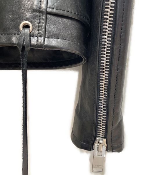 Saint Laurent Paris（サンローランパリ）Saint Laurent Paris (サンローランパリ) L17/ライダースジャケット ブラック サイズ:42の古着・服飾アイテム