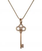 TIFFANY & Co.ティファニー）の古着「クラウンキーチャーム ダイヤモンドネックレス」