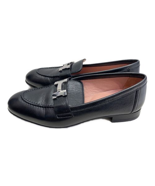 HERMES（エルメス）HERMES (エルメス) コンスタンスローファー ブラック サイズ:34の古着・服飾アイテム