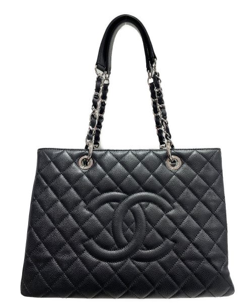 CHANEL（シャネル）CHANEL (シャネル) チェーントートバッグ ブラック サイズ:-の古着・服飾アイテム
