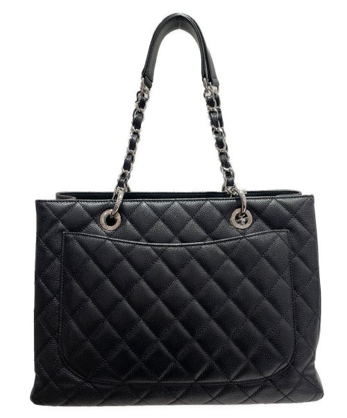 CHANEL（シャネル）CHANEL (シャネル) チェーントートバッグ ブラック サイズ:-の古着・服飾アイテム