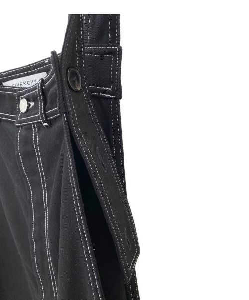 GIVENCHY（ジバンシィ）GIVENCHY (ジバンシィ) デニムサロペット ブラック サイズ:31の古着・服飾アイテム