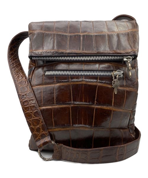 CHROME HEARTS（クロムハーツ）CHROME HEARTS (クロムハーツ) Alligator Leather Bag ブラウン サイズ:-の古着・服飾アイテム