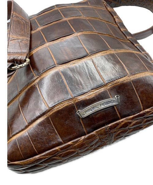 CHROME HEARTS（クロムハーツ）CHROME HEARTS (クロムハーツ) Alligator Leather Bag ブラウン サイズ:-の古着・服飾アイテム