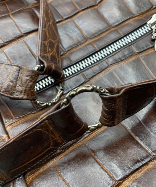 CHROME HEARTS（クロムハーツ）CHROME HEARTS (クロムハーツ) Alligator Leather Bag ブラウン サイズ:-の古着・服飾アイテム