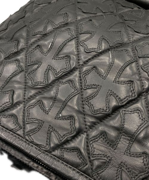 CHROME HEARTS（クロムハーツ）CHROME HEARTS (クロムハーツ) ジーベンダー セメタリークロスパッチ レザー バッグ サイズ:-の古着・服飾アイテム