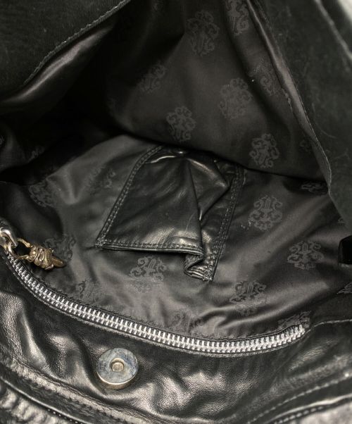 CHROME HEARTS（クロムハーツ）CHROME HEARTS (クロムハーツ) ジーベンダー セメタリークロスパッチ レザー バッグ サイズ:-の古着・服飾アイテム