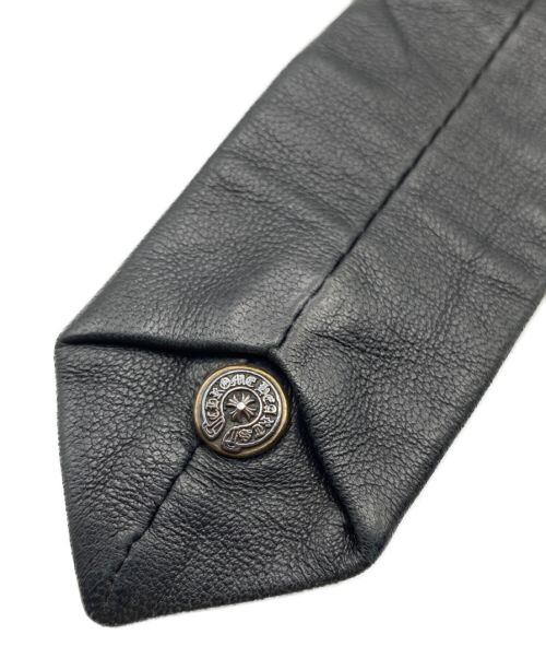 CHROME HEARTS（クロムハーツ）CHROME HEARTS (クロムハーツ) レザースリムネクタイ サイズ:-の古着・服飾アイテム