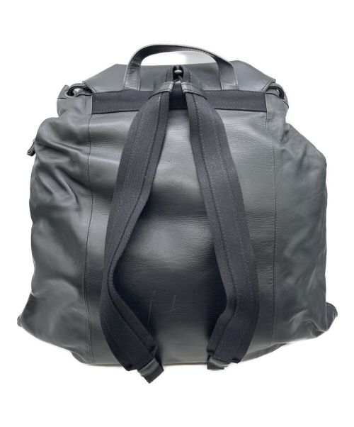BOTTEGA VENETA（ボッテガベネタ）BOTTEGA VENETA (ボッテガベネタ) レザーバックパック ブラック サイズ:-の古着・服飾アイテム