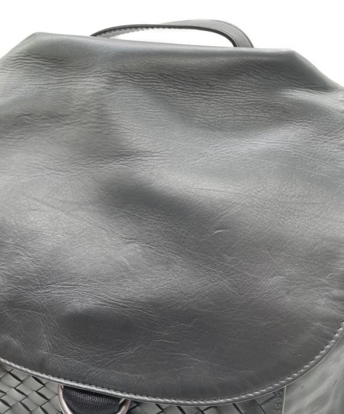 BOTTEGA VENETA（ボッテガベネタ）BOTTEGA VENETA (ボッテガベネタ) レザーバックパック ブラック サイズ:-の古着・服飾アイテム