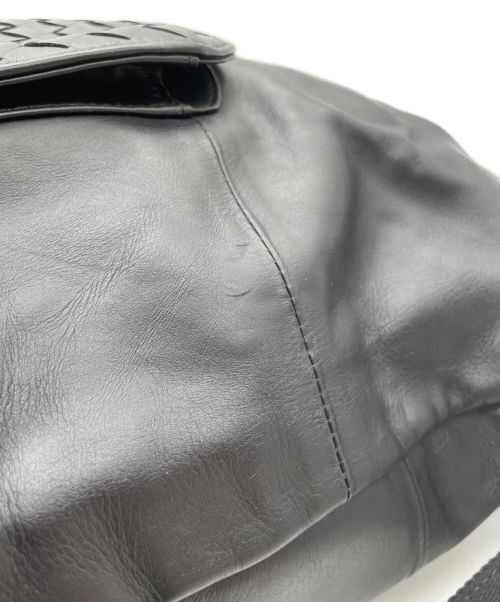 BOTTEGA VENETA（ボッテガベネタ）BOTTEGA VENETA (ボッテガベネタ) レザーバックパック ブラック サイズ:-の古着・服飾アイテム