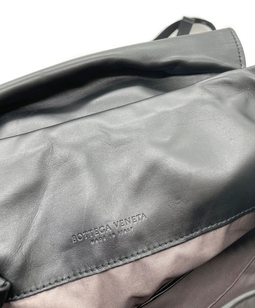 BOTTEGA VENETA（ボッテガベネタ）BOTTEGA VENETA (ボッテガベネタ) レザーバックパック ブラック サイズ:-の古着・服飾アイテム