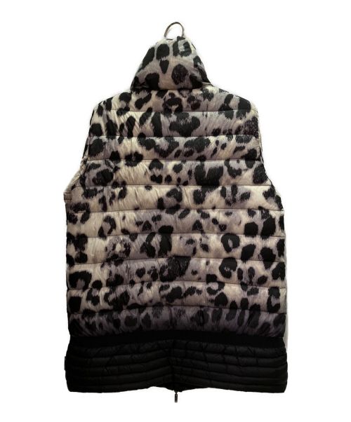 MONCLER（モンクレール）MONCLER (モンクレール) ライトダウンジャケット ホワイト×ブラック サイズ:1の古着・服飾アイテム