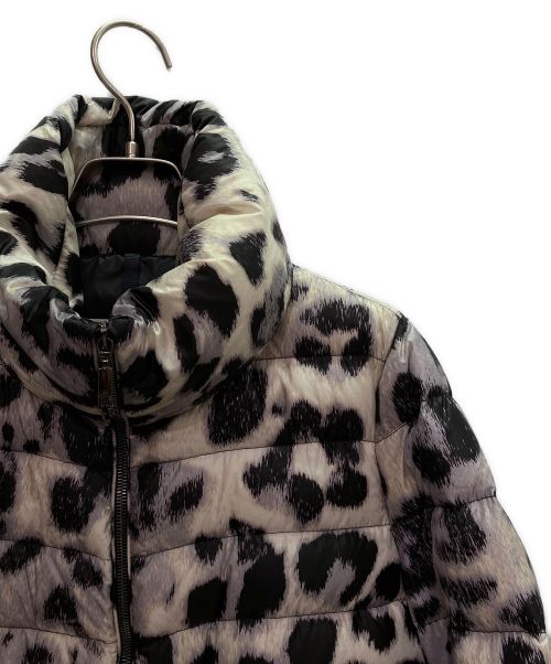 MONCLER（モンクレール）MONCLER (モンクレール) ライトダウンジャケット ホワイト×ブラック サイズ:1の古着・服飾アイテム