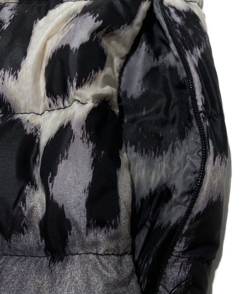 MONCLER（モンクレール）MONCLER (モンクレール) ライトダウンジャケット ホワイト×ブラック サイズ:1の古着・服飾アイテム