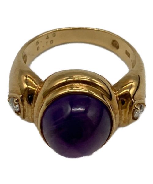 NO BRAND JEWELRY（ノーブランドジュエリー）NO BRAND JEWELRY (ノーブランドジュエリー) アメジストリング サイズ:13号の古着・服飾アイテム