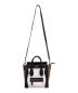 CELINE (セリーヌ) ラゲージ ナノショッパー ホワイト×ブラック サイズ:ナノ：138000円