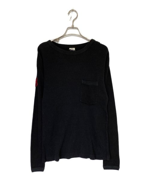 CHROME HEARTS（クロムハーツ）CHROME HEARTS (クロムハーツ) サーマルカットソー ブラック サイズ:XSの古着・服飾アイテム