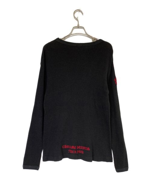 CHROME HEARTS（クロムハーツ）CHROME HEARTS (クロムハーツ) サーマルカットソー ブラック サイズ:XSの古着・服飾アイテム