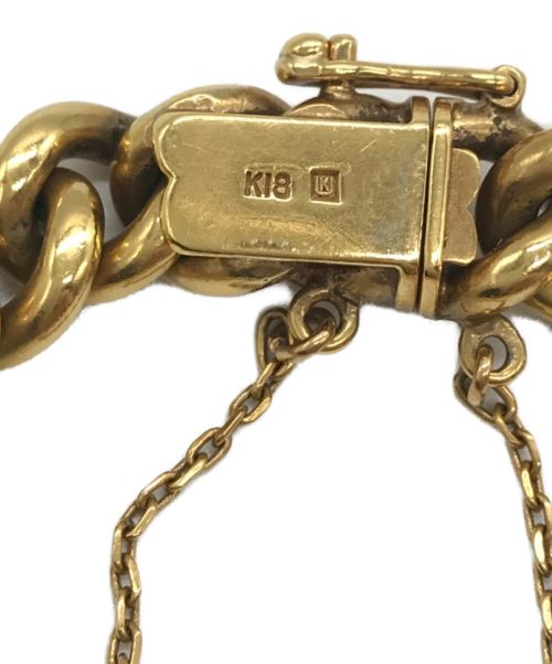NO BRAND JEWELRY（ノーブランドジュエリー）NO BRAND JEWELRY (ノーブランドジュエリー) K18チェーンブレスレット サイズ:-の古着・服飾アイテム