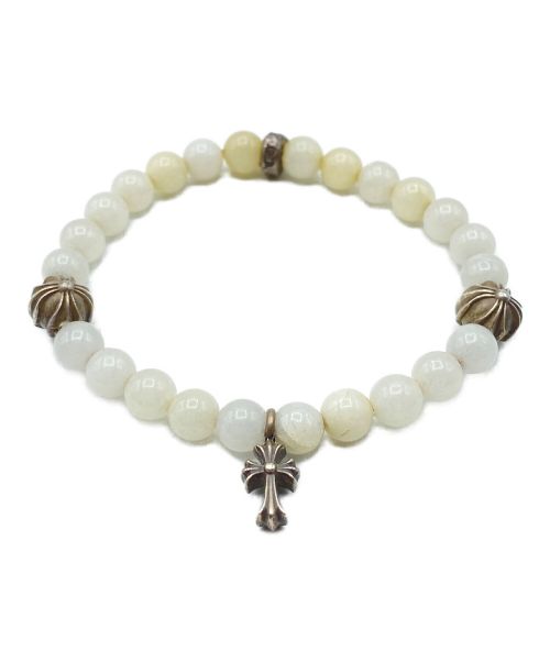 CHROME HEARTS（クロムハーツ）CHROME HEARTS (クロムハーツ) 6mm BEAD CHクロスチャーム ブレスレット サイズ:-の古着・服飾アイテム