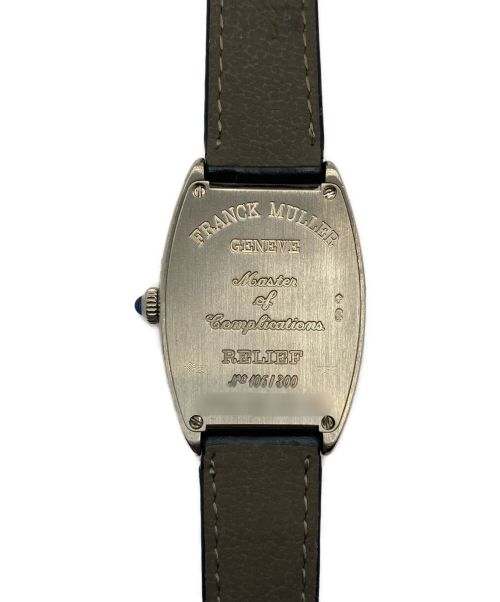 FRANCK MULLER（フランクミュラー）FRANCK MULLER (フランクミュラー) トノウ カーベックス K18WG/ダイヤ サイズ:24の古着・服飾アイテム