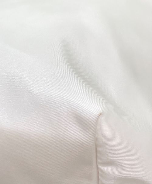 PRADA（プラダ）PRADA (プラダ) Re Nylonxサフィアーノレザートートバッグ ホワイトの古着・服飾アイテム