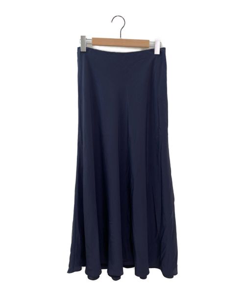 THE ROW（ザ ロウ）THE ROW (ザ ロウ) シルクロングスカート ネイビー サイズ:2の古着・服飾アイテム