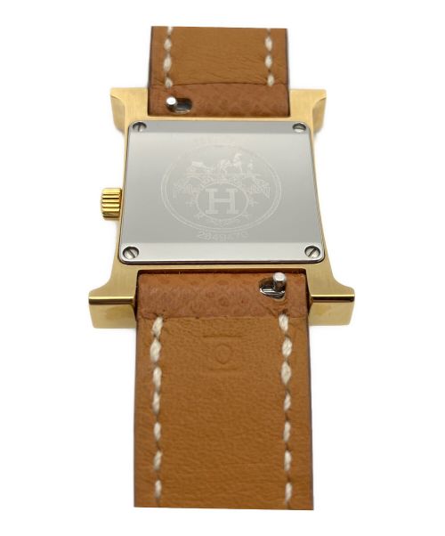 HERMES（エルメス）HERMES (エルメス) Hウォッチ ゴールドの古着・服飾アイテム