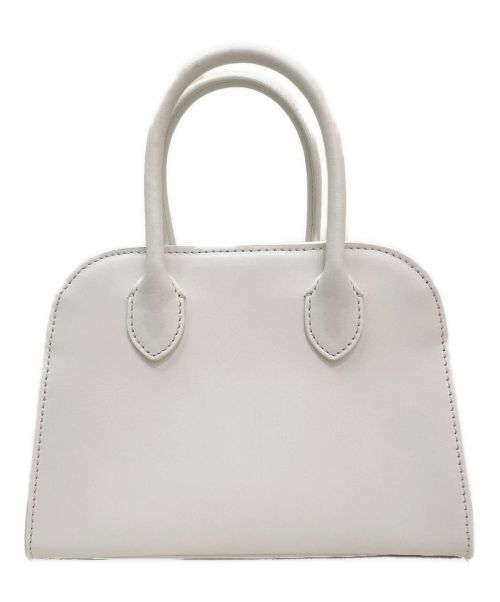 THE ROW（ザ ロウ）THE ROW (ザ ロウ) MARGAUX7.5レザーバッグ ホワイト サイズ:7.5の古着・服飾アイテム
