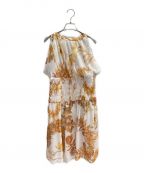 CHANELシャネル）の古着「18C GREECE PRINTED SILK DRESS」｜ホワイト