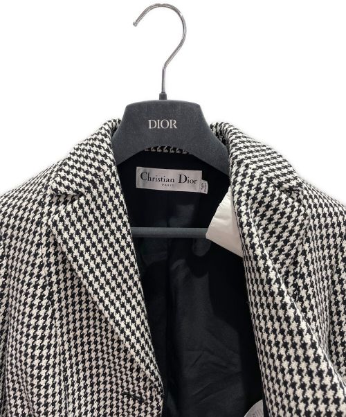 Christian Dior（クリスチャン ディオール）Christian Dior (クリスチャン ディオール) バージャケット ホワイト×ブラック サイズ:34の古着・服飾アイテム