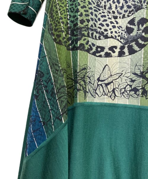 HERMES（エルメス）HERMES (エルメス) シャツワンピース グリーン サイズ:34の古着・服飾アイテム