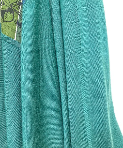 HERMES（エルメス）HERMES (エルメス) シャツワンピース グリーン サイズ:34の古着・服飾アイテム