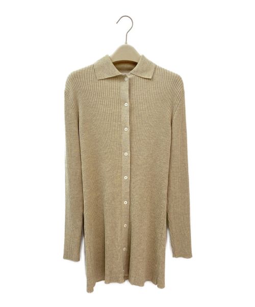 THE ROW（ザ ロウ）THE ROW (ザ ロウ) リブニットシャツ ベージュ サイズ:XSの古着・服飾アイテム
