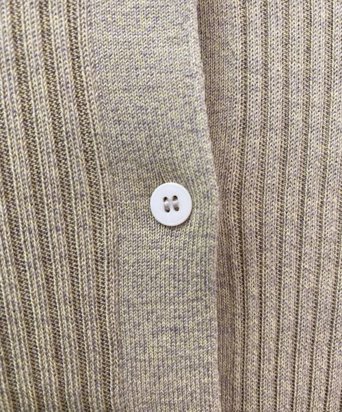 THE ROW（ザ ロウ）THE ROW (ザ ロウ) リブニットシャツ ベージュ サイズ:XSの古着・服飾アイテム