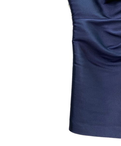 Christian Dior（クリスチャン ディオール）Christian Dior (クリスチャン ディオール) ウエストシェイプタイトドレス ブルー サイズ:34の古着・服飾アイテム