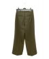 JIL SANDER (ジルサンダー) センタープレスワイドパンツ オリーブ サイズ:UK 32 未使用品：30800円