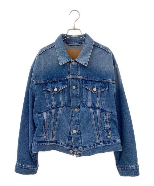 BALENCIAGA（バレンシアガ）BALENCIAGA (バレンシアガ) SWINGデニムジャケット ブルー サイズ:34の古着・服飾アイテム