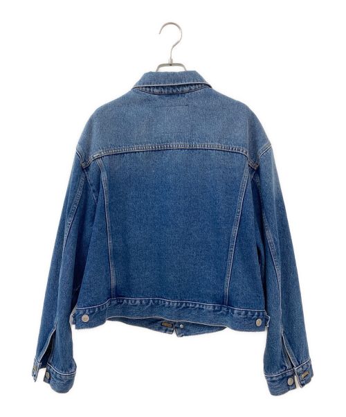 BALENCIAGA（バレンシアガ）BALENCIAGA (バレンシアガ) SWINGデニムジャケット ブルー サイズ:34の古着・服飾アイテム