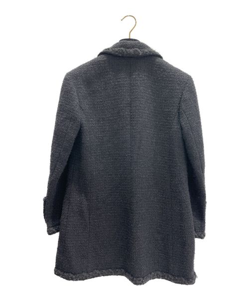 CHANEL（シャネル）CHANEL (シャネル) ダブルツイードジャケット ブラック サイズ:36の古着・服飾アイテム